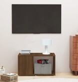 VidaXL Tv-meubel 60x24x32 cm bewerkt hout bruin eikenkleur