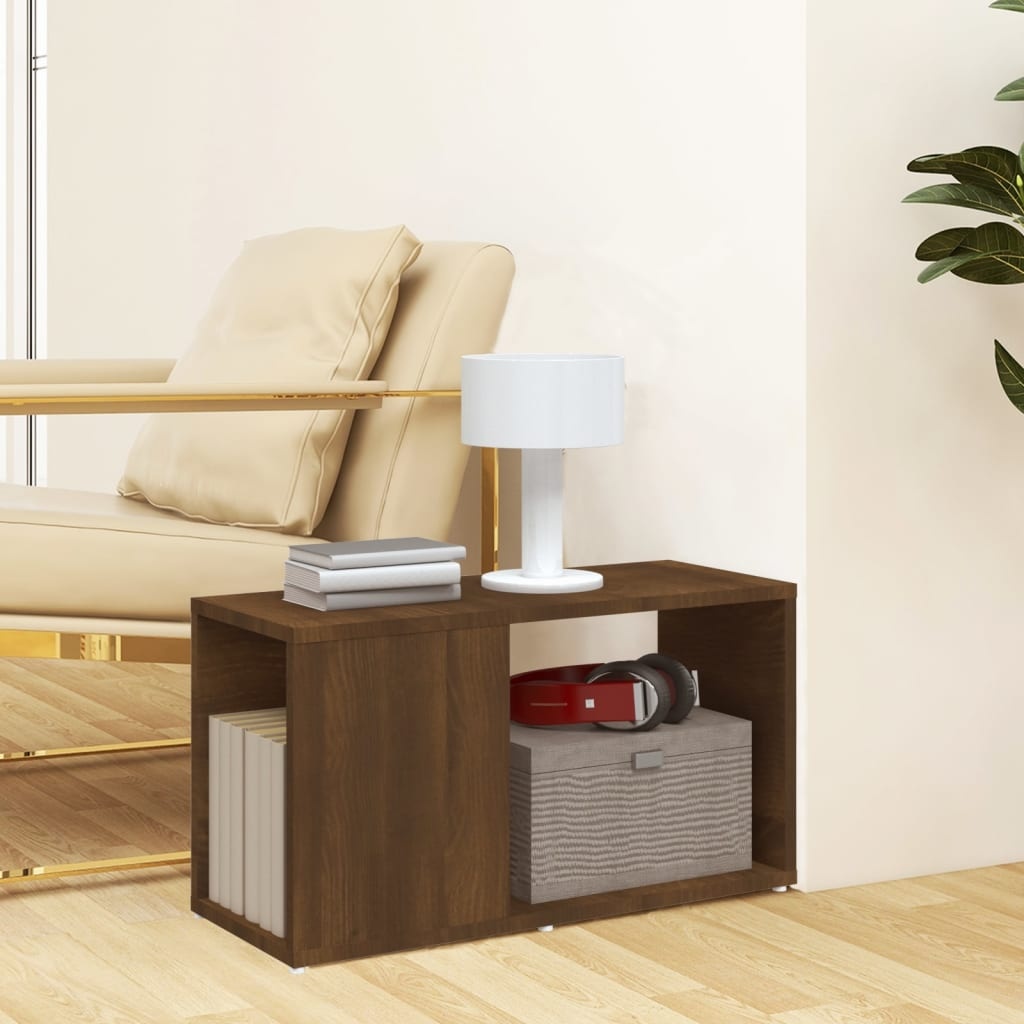 VidaXL Tv-meubel 60x24x32 cm bewerkt hout bruin eikenkleur