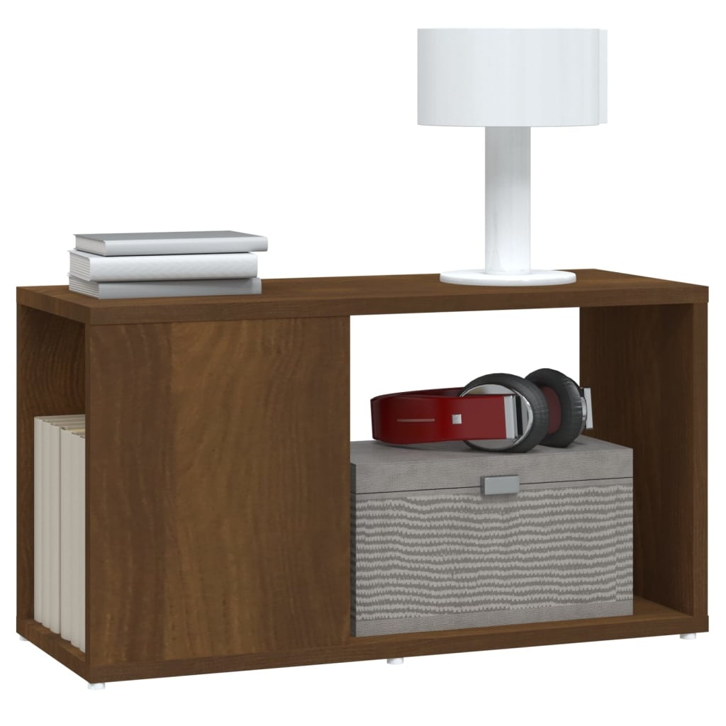 VidaXL Tv-meubel 60x24x32 cm bewerkt hout bruin eikenkleur