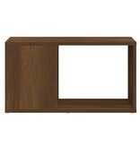 VidaXL Tv-meubel 60x24x32 cm bewerkt hout bruin eikenkleur