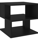 VidaXL Bijzettafel 40x40x40 cm spaanplaat zwart