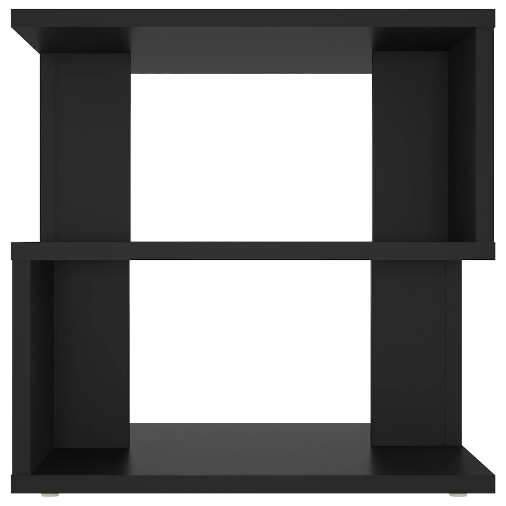 VidaXL Bijzettafel 40x40x40 cm spaanplaat zwart