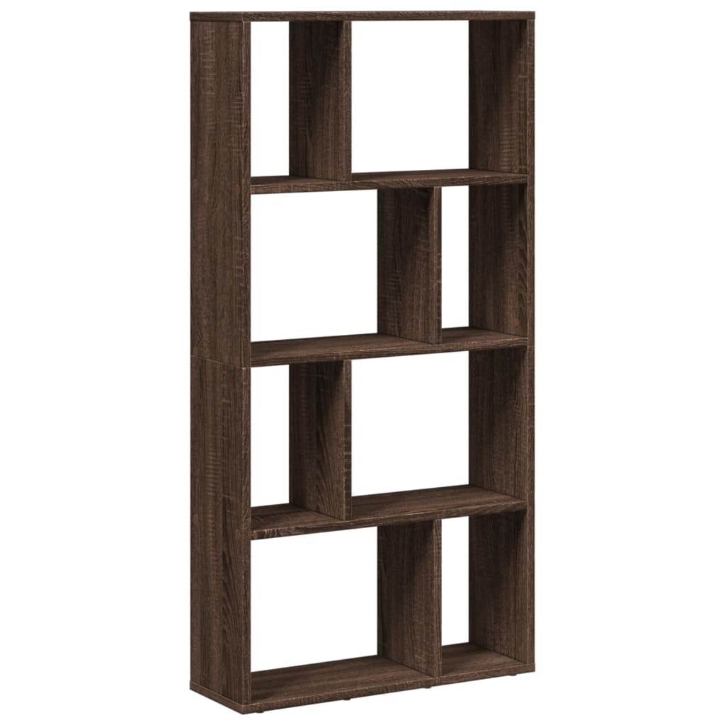 VidaXL Boekenkast 60x20x120 cm bewerkt hout bruin eikenkleurig