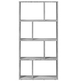 VidaXL Boekenkast 60x20x120 cm bewerkt hout grijs sonoma eikenkleurig