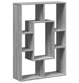 VidaXL Boekenkast 63x20x90 cm bewerkt hout grijs sonoma eikenkleurig