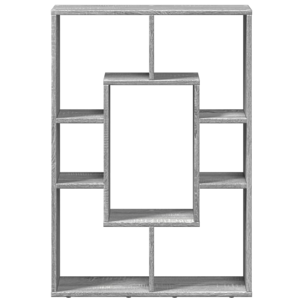 VidaXL Boekenkast 63x20x90 cm bewerkt hout grijs sonoma eikenkleurig
