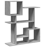 VidaXL Kamerscherm / boekenkast 92x29x112 cm hout grijs sonoma