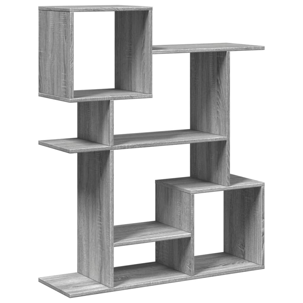 VidaXL Kamerscherm / boekenkast 92x29x112 cm hout grijs sonoma