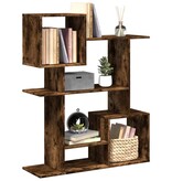 VidaXL Kamerscherm / boekenkast 92x29x112 cm hout gerookt eiken