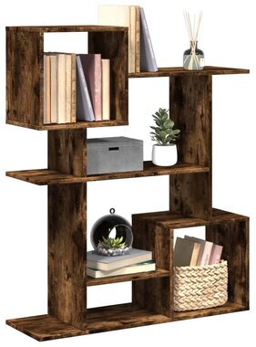 VidaXL Kamerscherm / boekenkast 92x29x112 cm hout gerookt eiken