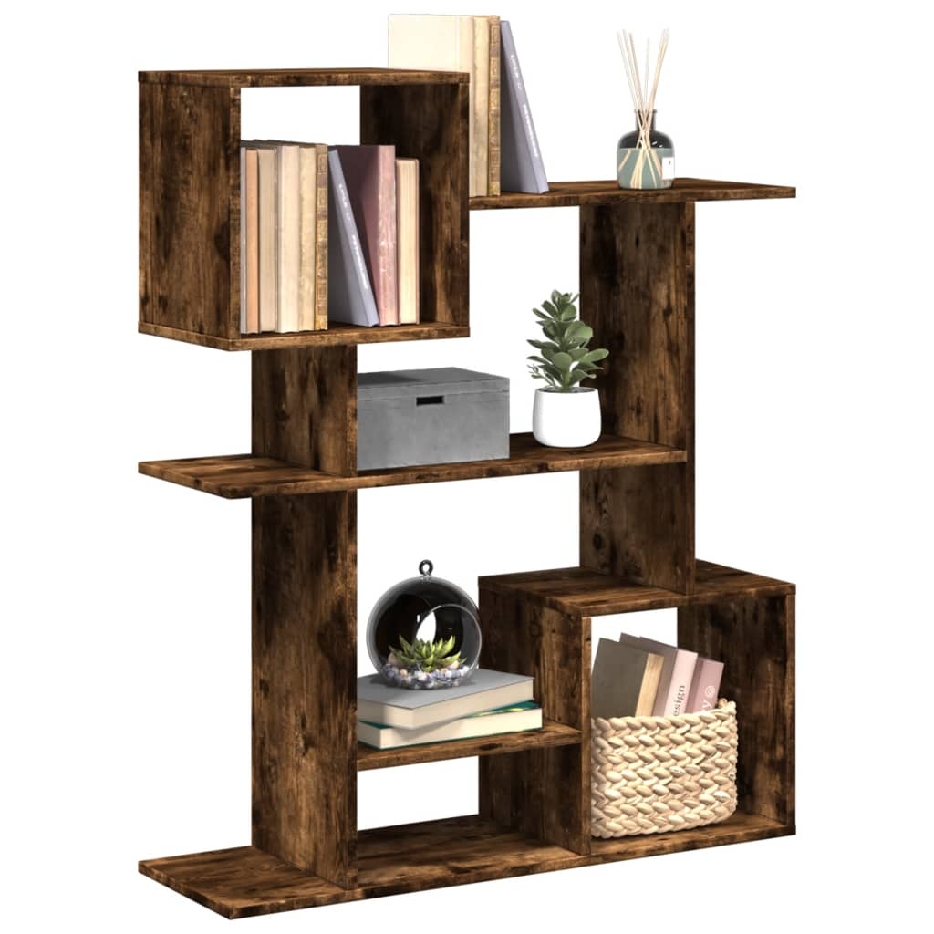 VidaXL Kamerscherm / boekenkast 92x29x112 cm hout gerookt eiken