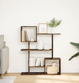 VidaXL Kamerscherm / boekenkast 92x29x112 cm hout gerookt eiken