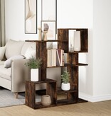 VidaXL Kamerscherm / boekenkast 92x29x112 cm hout gerookt eiken