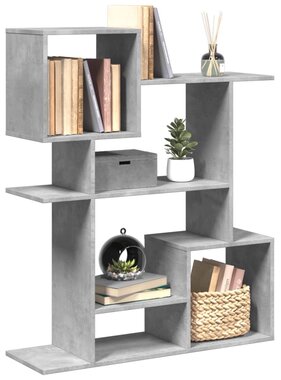 VidaXL Kamerscherm / boekenkast 92x29x112 cm hout betongrijs
