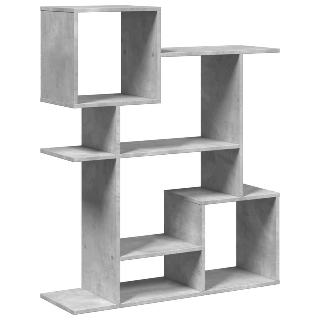 VidaXL Kamerscherm / boekenkast 92x29x112 cm hout betongrijs