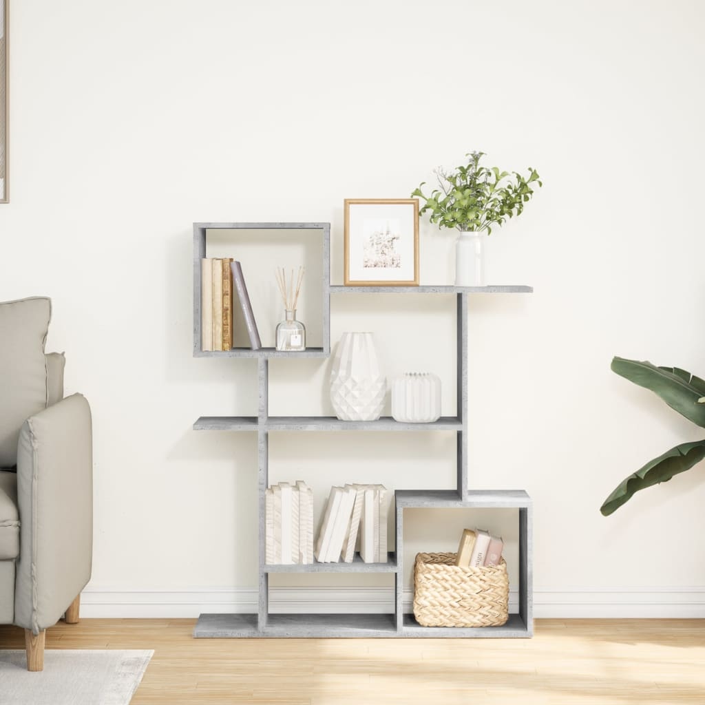 VidaXL Kamerscherm / boekenkast 92x29x112 cm hout betongrijs