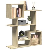 VidaXL Kamerscherm / boekenkast 92x29x112 cm hout sonoma eikenkleur