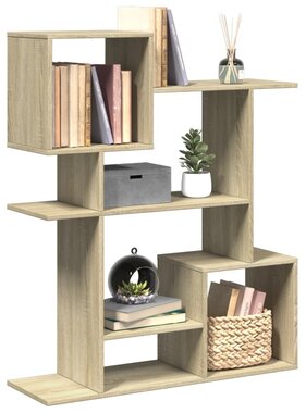 VidaXL Kamerscherm / boekenkast 92x29x112 cm hout sonoma eikenkleur