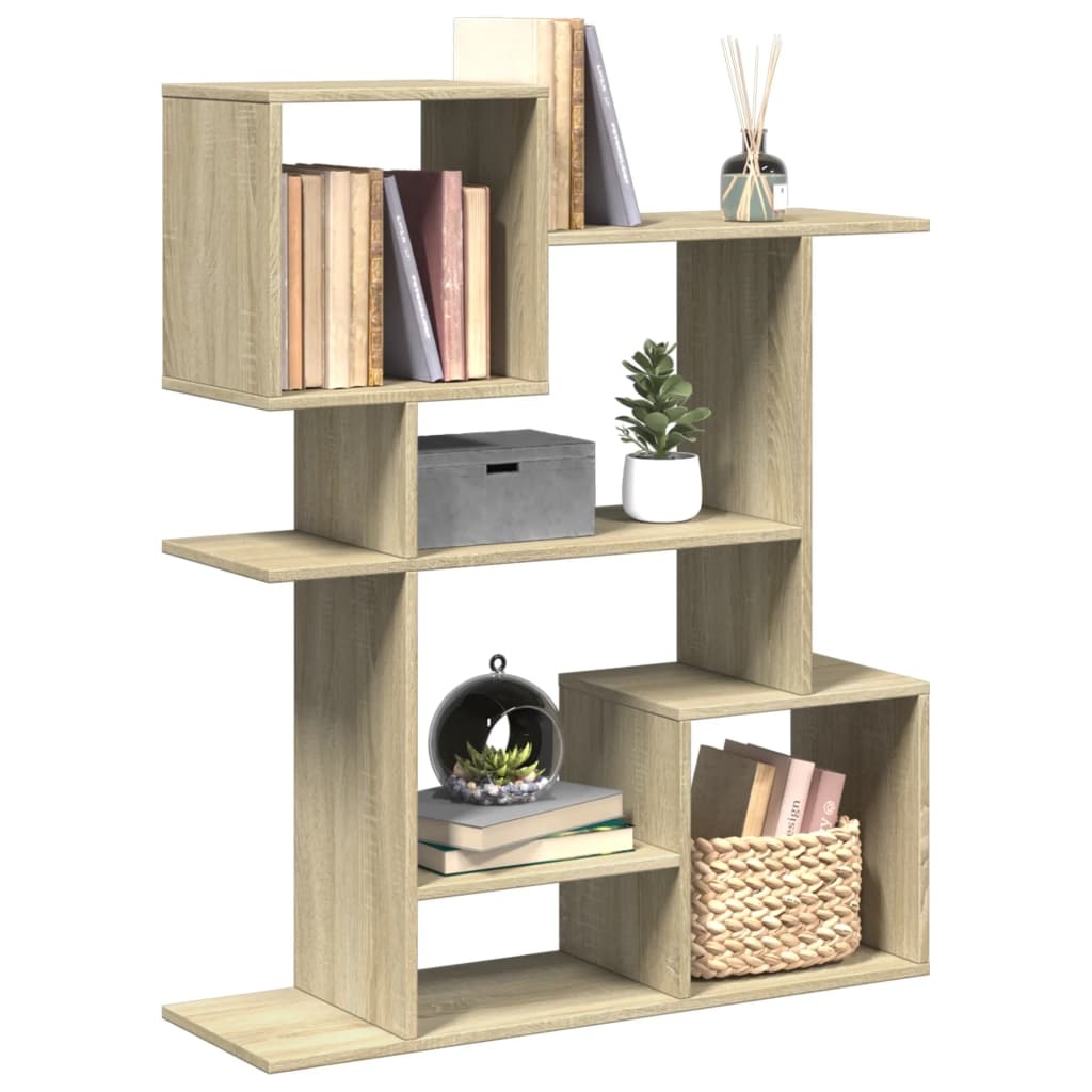 VidaXL Kamerscherm / boekenkast 92x29x112 cm hout sonoma eikenkleur