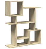 VidaXL Kamerscherm / boekenkast 92x29x112 cm hout sonoma eikenkleur