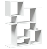 VidaXL Kamerscherm / boekenkast 92x29x112 cm bewerkt hout wit