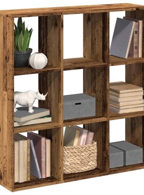 VidaXL Kamerscherm / boekenkast 102x29x103,5 cm hout oud houtkleurig