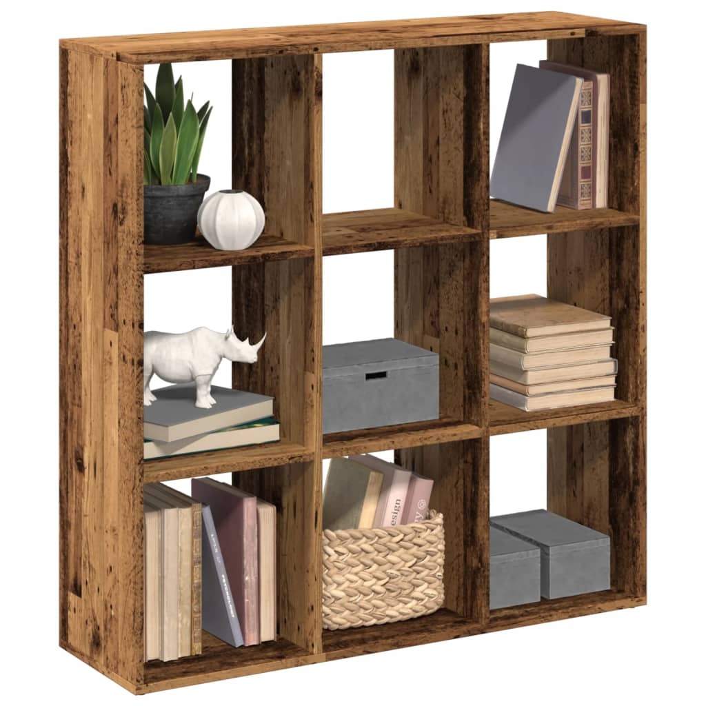 VidaXL Kamerscherm / boekenkast 102x29x103,5 cm hout oud houtkleurig