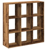 VidaXL Kamerscherm / boekenkast 102x29x103,5 cm hout oud houtkleurig