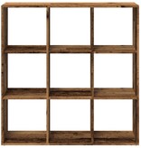 VidaXL Kamerscherm / boekenkast 102x29x103,5 cm hout oud houtkleurig