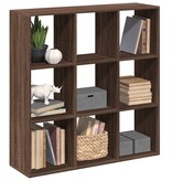 VidaXL Kamerscherm / boekenkast 102x29x103,5 cm hout bruin eikenkleur
