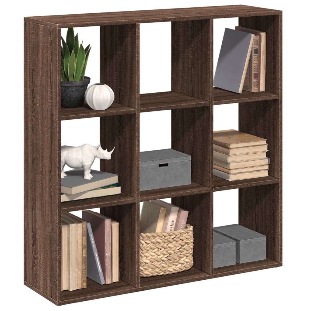 VidaXL Kamerscherm / boekenkast 102x29x103,5 cm hout bruin eikenkleur