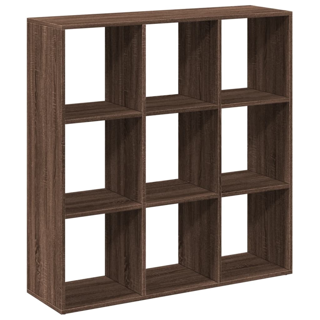 VidaXL Kamerscherm / boekenkast 102x29x103,5 cm hout bruin eikenkleur