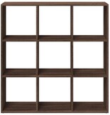 VidaXL Kamerscherm / boekenkast 102x29x103,5 cm hout bruin eikenkleur