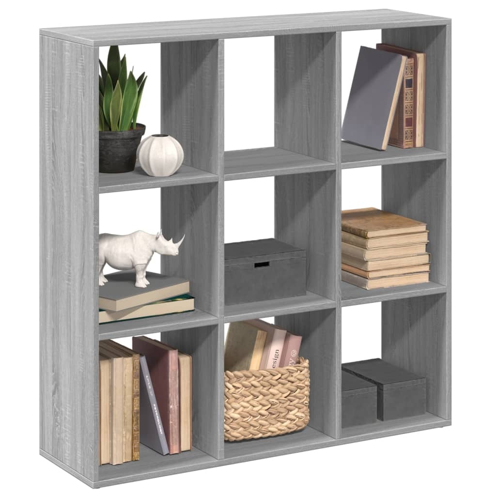 VidaXL Kamerscherm / boekenkast 102x29x103,5 cm hout grijs sonoma