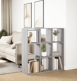 VidaXL Kamerscherm / boekenkast 102x29x103,5 cm hout grijs sonoma