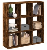 VidaXL Kamerscherm / boekenkast 102x29x103,5 cm hout gerookt eiken