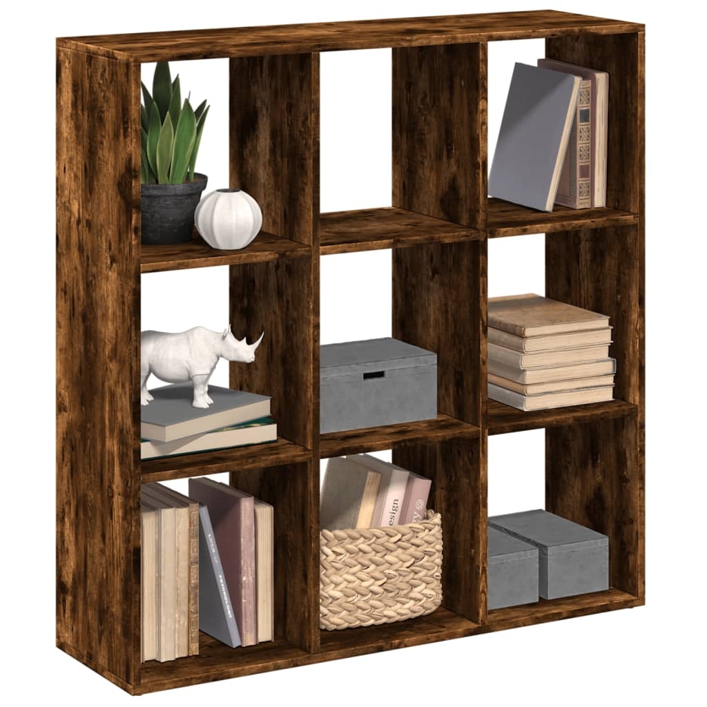 VidaXL Kamerscherm / boekenkast 102x29x103,5 cm hout gerookt eiken
