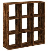 VidaXL Kamerscherm / boekenkast 102x29x103,5 cm hout gerookt eiken