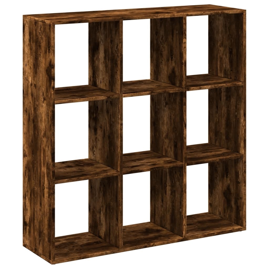 VidaXL Kamerscherm / boekenkast 102x29x103,5 cm hout gerookt eiken