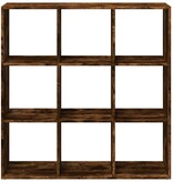 VidaXL Kamerscherm / boekenkast 102x29x103,5 cm hout gerookt eiken