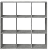 VidaXL Kamerscherm / boekenkast 102x29x103,5 cm hout betongrijs