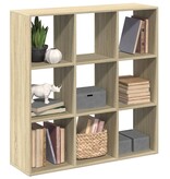 VidaXL Kamerscherm / boekenkast 102x29x103,5 cm hout sonoma eikenkleur
