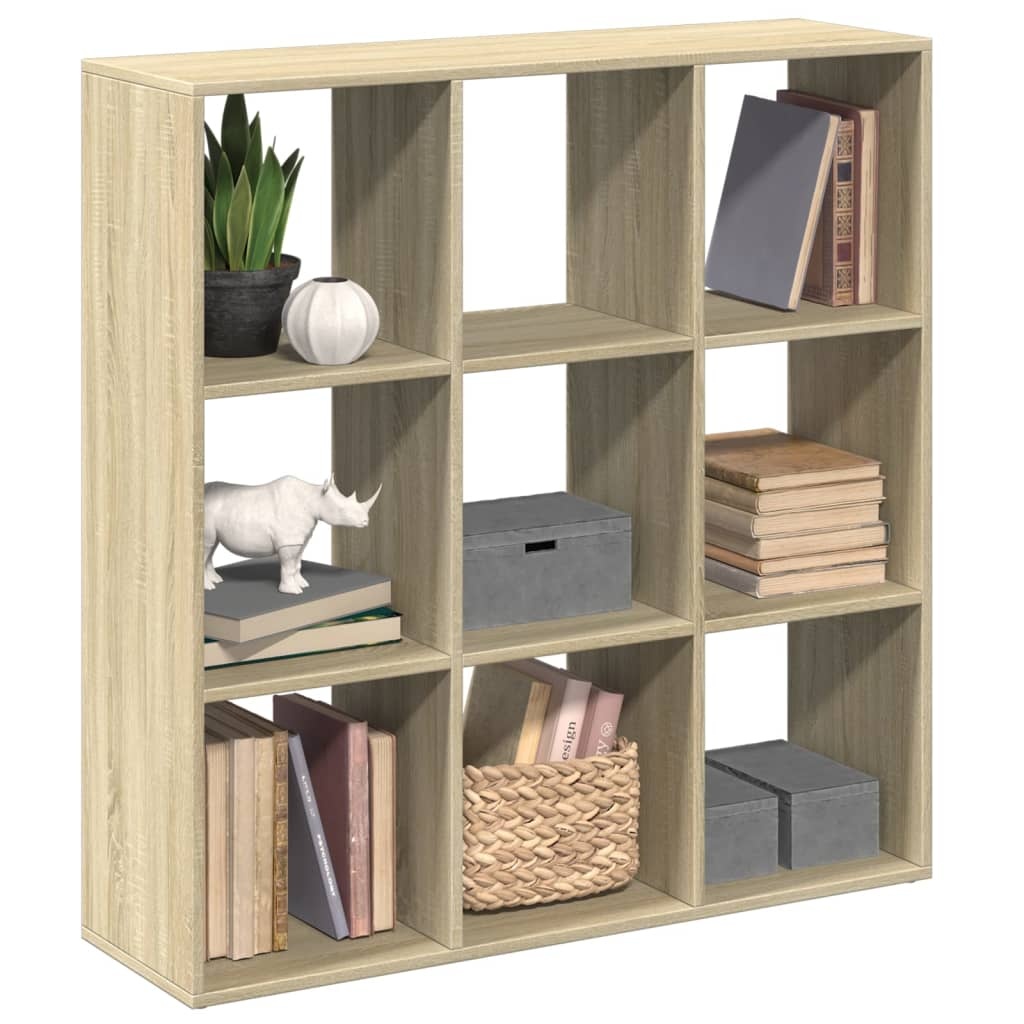 VidaXL Kamerscherm / boekenkast 102x29x103,5 cm hout sonoma eikenkleur