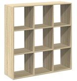 VidaXL Kamerscherm / boekenkast 102x29x103,5 cm hout sonoma eikenkleur