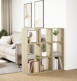 VidaXL Kamerscherm / boekenkast 102x29x103,5 cm hout sonoma eikenkleur