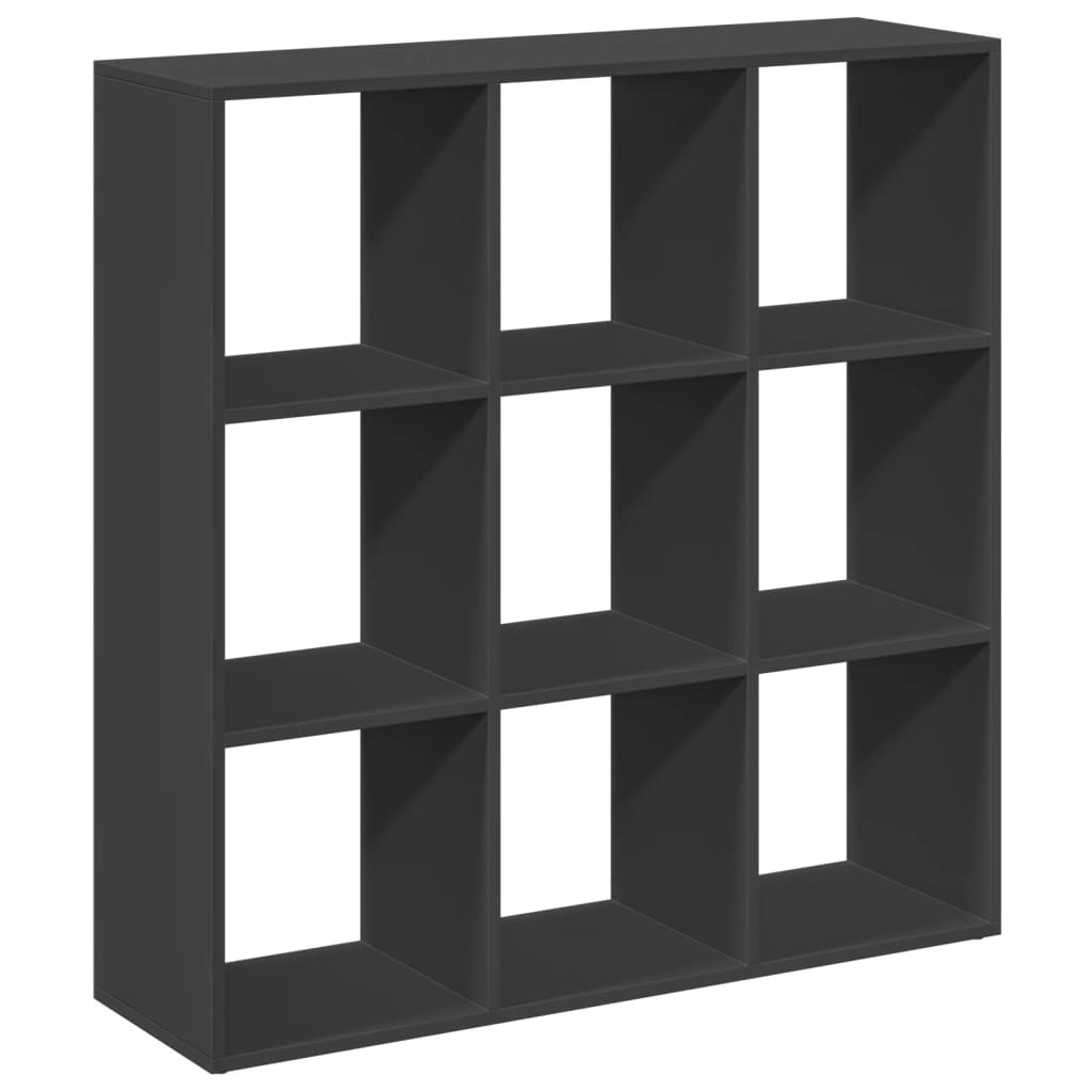 VidaXL Kamerscherm / boekenkast 102x29x103,5 cm bewerkt hout zwart