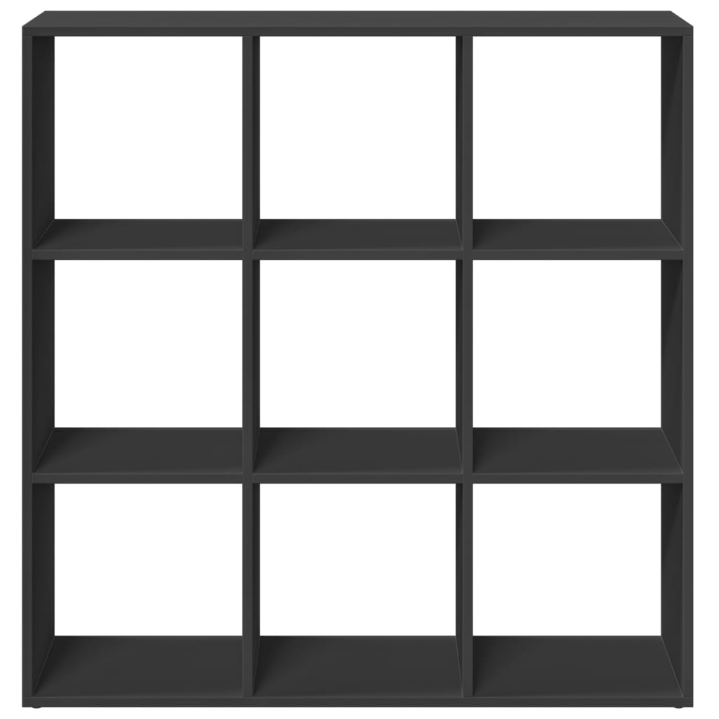 VidaXL Kamerscherm / boekenkast 102x29x103,5 cm bewerkt hout zwart