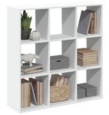 VidaXL Kamerscherm / boekenkast 102x29x103,5 cm bewerkt hout wit