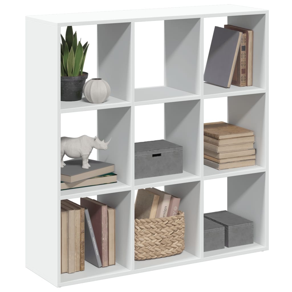 VidaXL Kamerscherm / boekenkast 102x29x103,5 cm bewerkt hout wit
