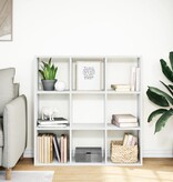 VidaXL Kamerscherm / boekenkast 102x29x103,5 cm bewerkt hout wit